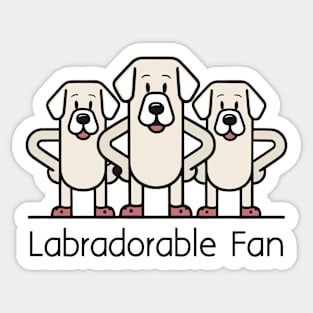 labradorable fan Sticker